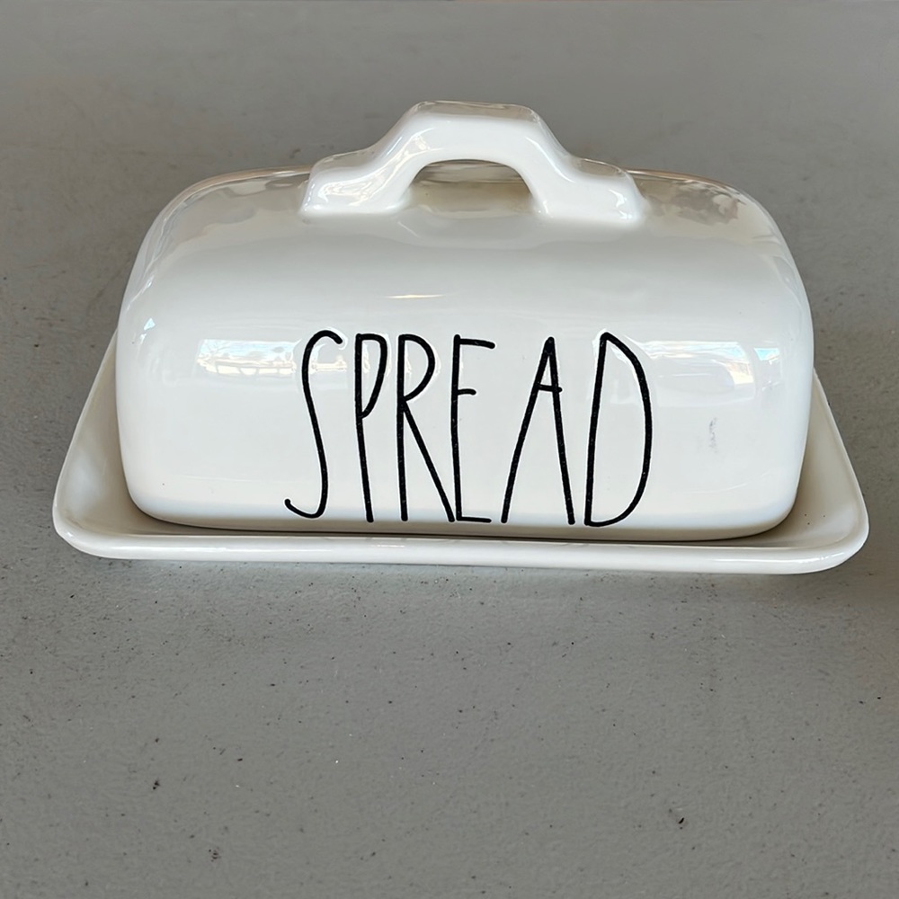 Rae Dunn LL “SPREAD” butter dish